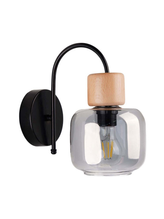 Opviq Lamp Wall with Socket E27 Brown 15cm