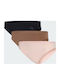 Ultimate Stretch Γυναικεία Slip 3Pack Μαύρο