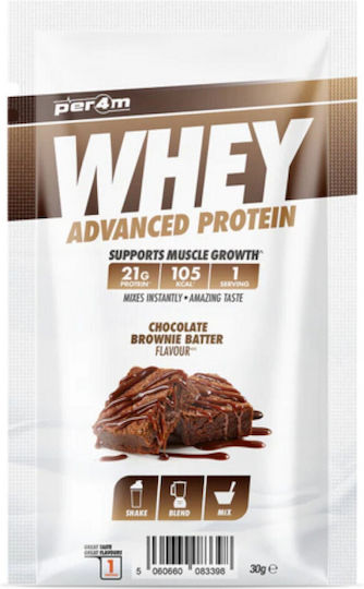 Per4m Whey Advanced Πρωτεΐνη Ορού Γάλακτος με Γεύση Σοκολάτα Πορτοκάλι 30gr