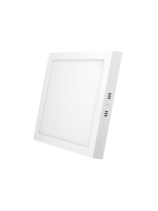 Optonica Square Recessed Spot with Integrated LED and Natural White Light White 1pcs