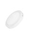 Optonica Round Recessed Spot with Integrated LED and Natural White Light White 1pcs