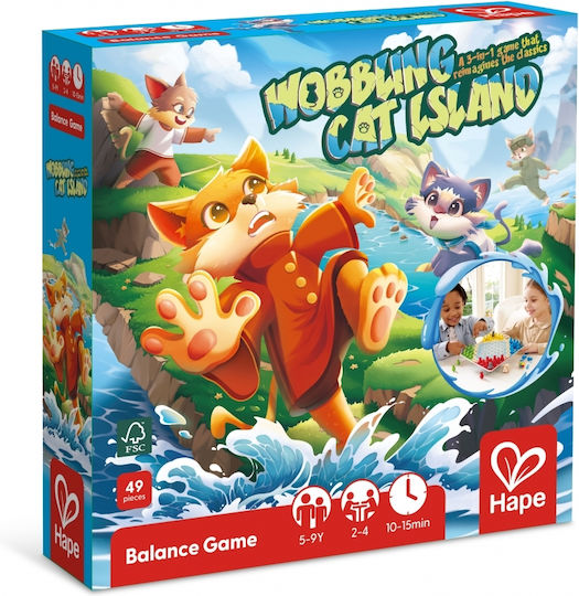 Настолна игра Cat Island за 2-4 играчи 5+ години (EN) Hape