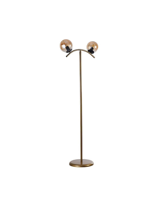 Opviq Floor Lamp H148xW30cm. with Socket for Bulb E27 Yellow