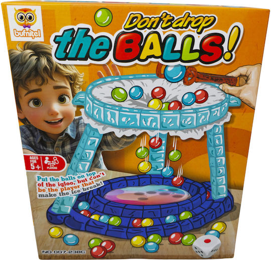 Joc de Societate Don't Let the Balls Fall pentru 2-4 Jucători 5+ Ani (EN) Bufnitel