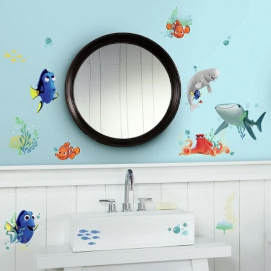 Αυτοκόλλητο Τοίχου Roommates Finding Dory 19 Pieces 22,86 Χ 30,32 Rmk3142scs