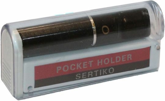 Sertiko Țeavă Cu Ecran 8mm Neagră