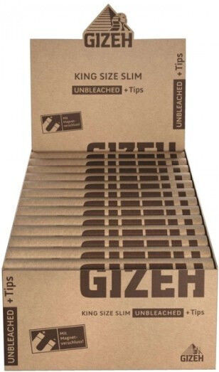 Gizeh Magnet Χαρτάκια Στριφτού Τσιγάρου Slim King Size 1τμχ