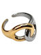 Damen Ring aus Stahl