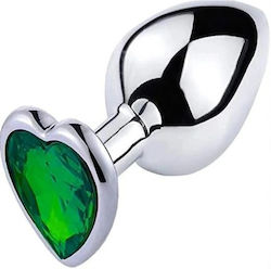 Metallic Anal Plug Large Green Metallic Anal Plug Large Green