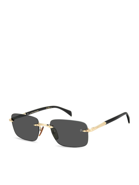 David Beckham Unisex Ochelari de soare cu Auriu Cadru și Aur Lentilă DB 1195/S RHL/IR