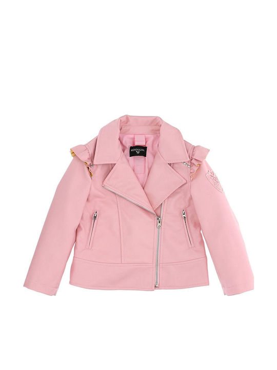 Kids' Casual Jacket Short Pink