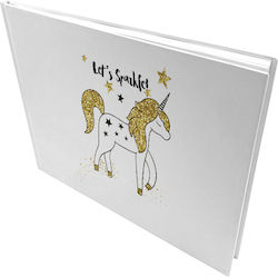 Bonjour Bebe Unicorn Βιβλίο Ευχών με θέμα Μονόκερος