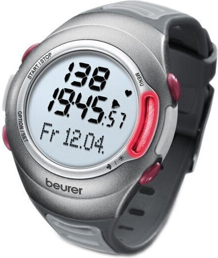 Beurer PM 70 Waterproof Smartwatch with Heart Rate Monitor (Gray)