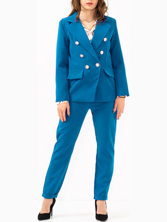 Дамски Light Blue Костюм