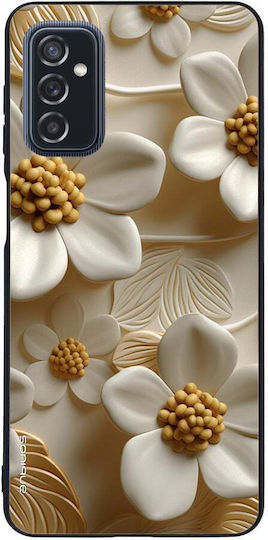 Handyhülle Sonique 3D Flower Series Samsung Galaxy M52 5G Weiß