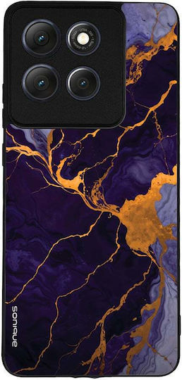 Husă Sonique Marble Series Motorola Moto G86 5G Violet
