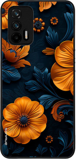 Husă Sonique 3D Flower Series Realme GT 5G Portocalie 01