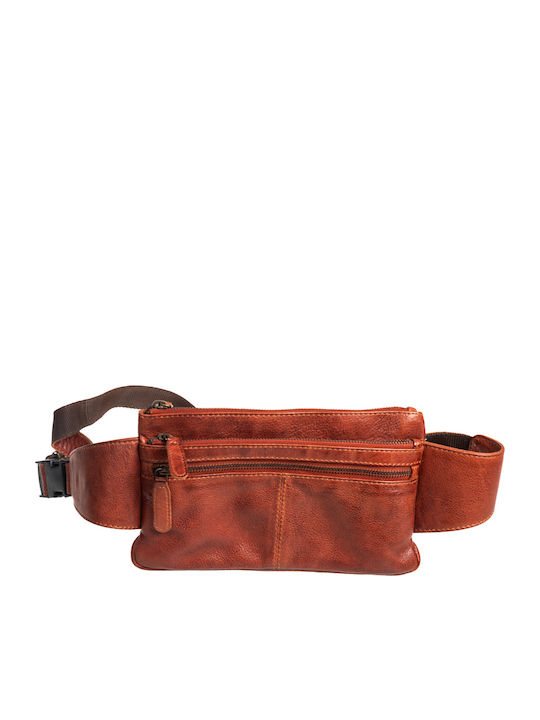 Fetiche Leather Leather Waist Bag Tabac Brown