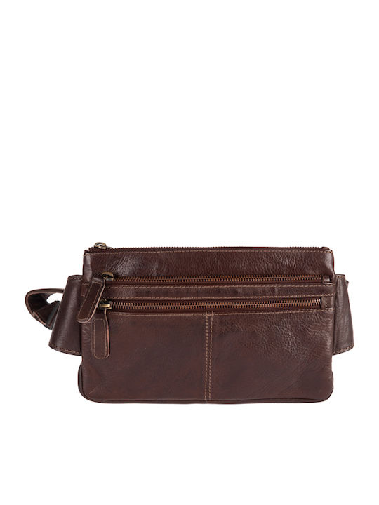 Fetiche Leather Leather Waist Bag Brown