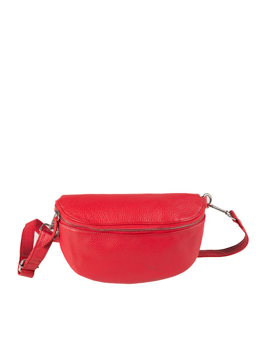 Fetiche Leather Piele Bum Bag pentru Talie Roșu FL-7090 | Skroutz