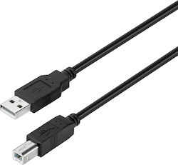 LOGIK USB 2.0 USB-A male σε USB-B male Ασημί 1.8m LOGIK USB 2.0 USB-A male σε USB-B male Ασημί 1.8m