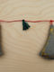 Weihnachtliche Girlande Stoff Gray 1Stück