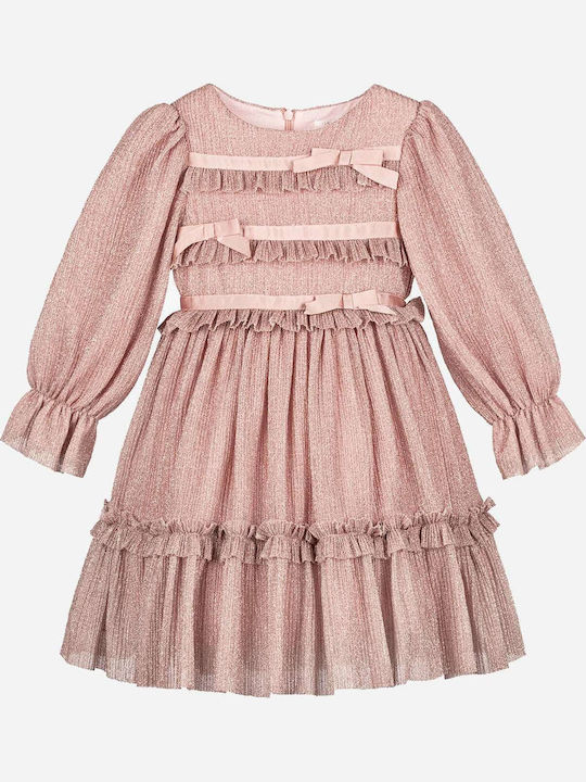 Παιδικό Φόρεμα Dusty Pink