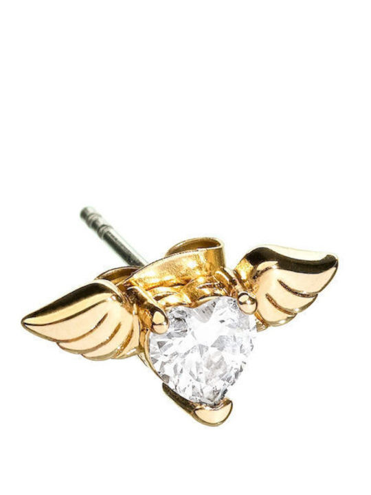 Chiara Ferragni Earrings Gold Plated with Stones