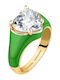 Chiara Ferragni Ring with Zircon Gold Plated