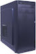 Inter-Tech K-03 Midi Tower Κουτί Υπολογιστή Μπλε