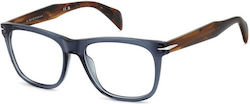 David Beckham Herren Acetat Brillengestell Brau...