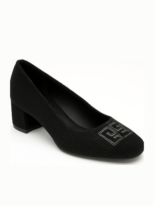 Pumps mit mittelhohem Absatz Schwarz