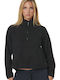 Long Women's Sweatshirt Jacket Black