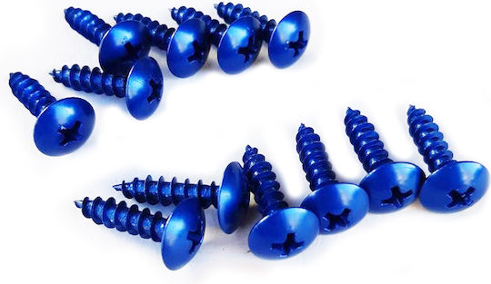 Blue Screw 5x20mm Sheet Metal Screw 12pcs/Set Vicma