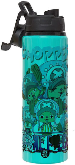 Koupakoupa Chopper One Piece Kids Water Bottle Aluminium with Screw-on Cap Non Spill 850ml