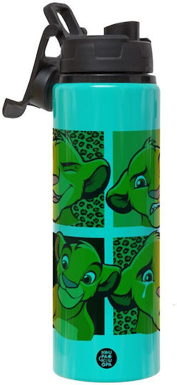Koupakoupa Simba Kids Water Bottle Aluminium with Screw Cap Non Spill 850ml