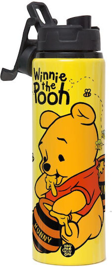 Koupakoupa Winnie Puuh Kinderflasche Aluminium mit Schraubverschluss Auslaufsicher 850ml