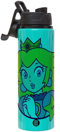 Koupakoupa Princess Peach Детска Бутилка За Вода От Алуминий С Винтова Капачка Non Spill Оранжева 850мл