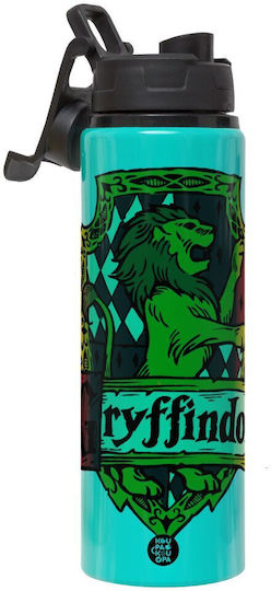 Koupakoupa Metallic Kids Water Bottle Harry Potter Aluminium with Screw Cap Non Spill 850ml