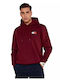 Sweatshirt with Hood Red