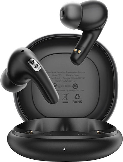 Acefast W3 In-ear Bluetooth Handsfree Earphones with Sweat Resistance and Charging Case Black