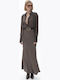 Maxi Skirt Polka Dot Brown
