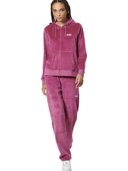Body Action Sweatpants Velvet Purple