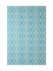 Royal Carpet Flox 47 Teppich Rechteckig Sommer Korbweide Light Blue