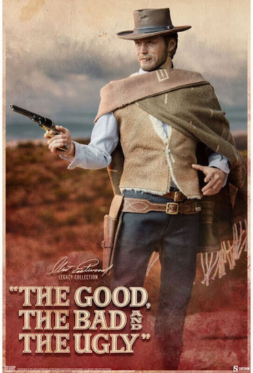 Clint Eastwood Legacy Collection Action Figure 1/6 Good Bad Ugly Man No Name 30 Cm