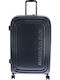 Mandarina Duck Logoduck Large Hard Suitcase Antracite with 4 Wheels Height 75cm