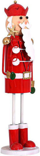 Fylliana Weihnachts-Nussknacker Rot aus Metall Höhe 41cm.