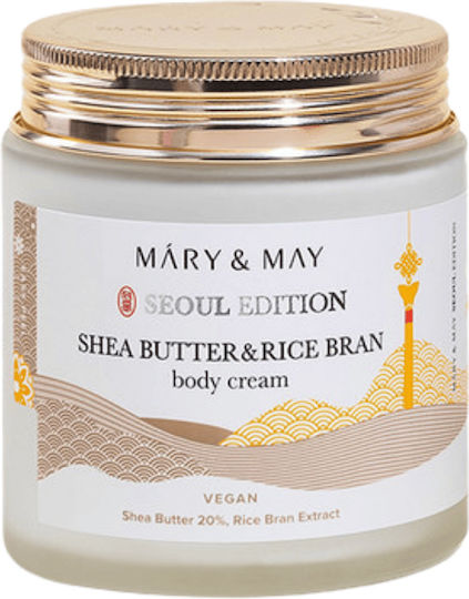 Mary & May Crema Hidratantă De Corp Cu Ceramide Și Unt De Shea Pentru Piele Uscată Și Sensibilă 250ml