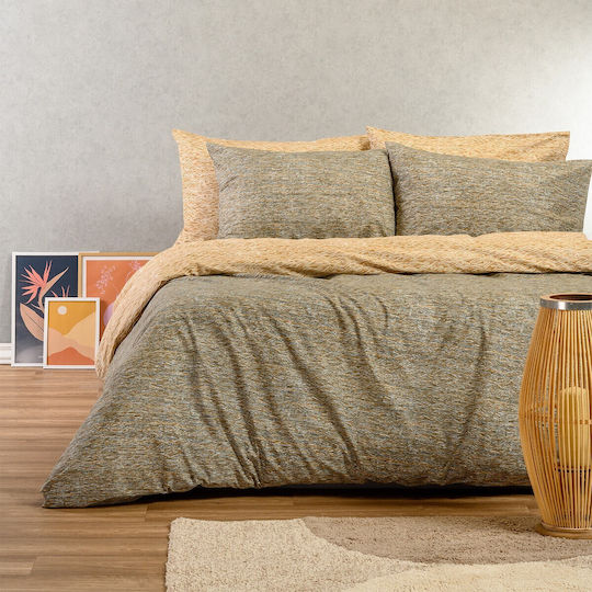 Melinen Set Husă de Pilotă Single cu Față de Pernă 165x245 Rafaelo Bej