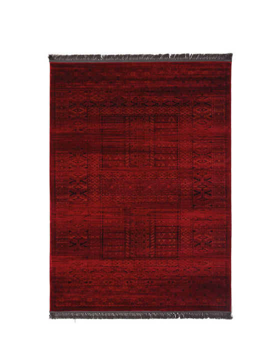 Royal Carpet 7504H Teppich Rechteckig Synthetisch,Polyester/Cotton/Leather mit Fransen Afgan